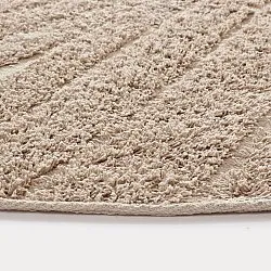 Tappeti rotondi - Farley Natural Cotton Shaggy (beige)