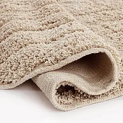 Tappeti rotondi - Farley Natural Cotton Shaggy (beige)