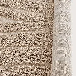Tappeti rotondi - Farley Natural Cotton Shaggy (beige)