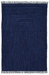 Tappeto A Pelo Lungo - Farley Natural Cotton Shaggy (blu)