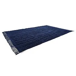 Tappeto A Pelo Lungo - Farley Natural Cotton Shaggy (blu)