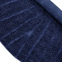 Tappeti rotondi - Farley Natural Cotton Shaggy (blu)