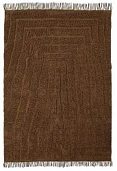 Tappeto A Pelo Lungo - Farley Natural Cotton Shaggy (marrone)