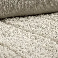 Tappeto A Pelo Lungo - Farley Natural Cotton Shaggy (bianco)