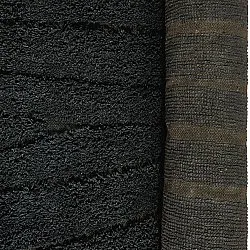 Tappeto A Pelo Lungo - Farley Natural Cotton Shaggy (nero)