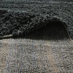 Tappeto A Pelo Lungo - Farley Natural Cotton Shaggy (nero)