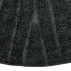 Tappeti rotondi - Farley Natural Cotton Shaggy (nero)