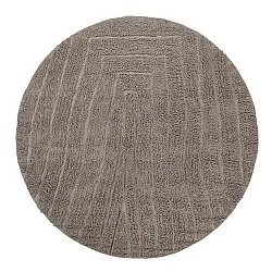 Tappeti rotondi - Farley Natural Cotton Shaggy (tortora)