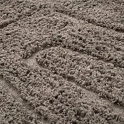 Tappeti rotondi - Farley Natural Cotton Shaggy (tortora)