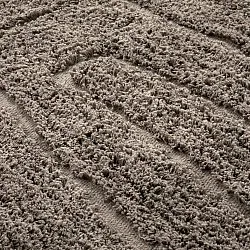 Tappeti rotondi - Farley Natural Cotton Shaggy (tortora)