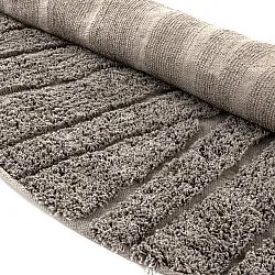 Tappeti rotondi - Farley Natural Cotton Shaggy (tortora)