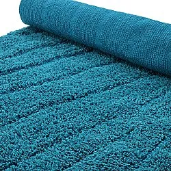 Tappeto A Pelo Lungo - Farley Natural Cotton Shaggy (turchese)