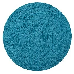 Tappeti rotondi - Farley Natural Cotton Shaggy (turchese)