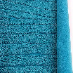 Tappeti rotondi - Farley Natural Cotton Shaggy (turchese)