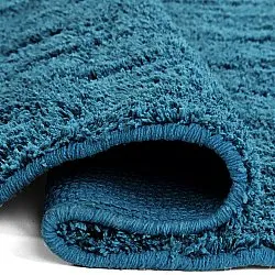 Tappeti rotondi - Farley Natural Cotton Shaggy (turchese)
