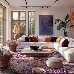 Tappeto Wilton - Fernana (rosa/multi)