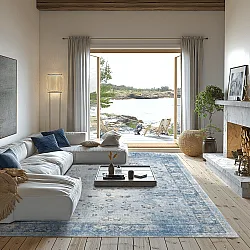Tappeto Wilton - Gombalia (azzurro)