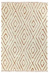 Tappeto A Pelo Lungo - Holwell Natural Cotton Shaggy (bianco sporco/marrone)