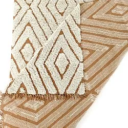 Tappeto A Pelo Lungo - Holwell Natural Cotton Shaggy (bianco sporco/marrone)
