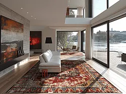 Tappeto Wilton - Idri (rosso/multi)