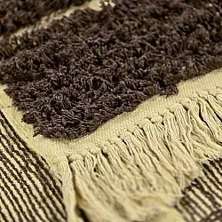 Tappeto A Pelo Lungo - Ikara Natural Cotton Shaggy (marrone)