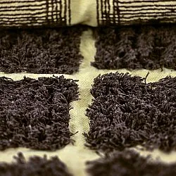 Tappeto A Pelo Lungo - Ikara Natural Cotton Shaggy (marrone)