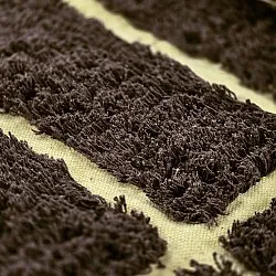 Tappeto A Pelo Lungo - Ikara Natural Cotton Shaggy (marrone)