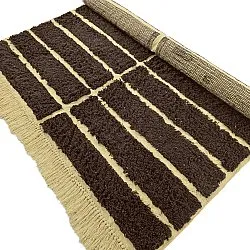 Tappeto A Pelo Lungo - Ikara Natural Cotton Shaggy (marrone)