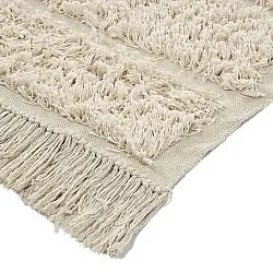 Tappeto A Pelo Lungo - Ikara Natural Cotton Shaggy (crema)
