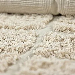 Tappeto A Pelo Lungo - Ikara Natural Cotton Shaggy (crema)