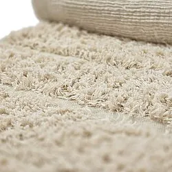 Tappeto A Pelo Lungo - Ikara Natural Cotton Shaggy (crema)