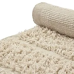 Tappeto A Pelo Lungo - Ikara Natural Cotton Shaggy (crema)