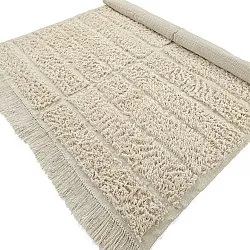 Tappeto A Pelo Lungo - Ikara Natural Cotton Shaggy (crema)