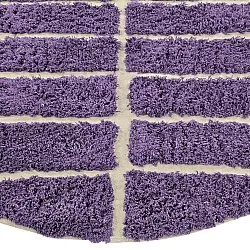 Tappeto rotondo - Ikara Natural Cotton Shaggy (viola)