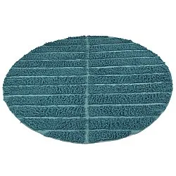 Tappeto rotondo - Ikara Natural Cotton Shaggy (turchese)