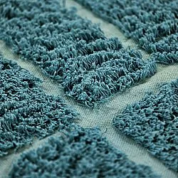 Tappeto rotondo - Ikara Natural Cotton Shaggy (turchese)