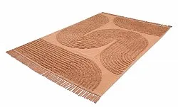 Tappeto A Pelo Lungo - Jovie Natural Cotton Shaggy (terracotta)