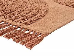 Tappeto A Pelo Lungo - Jovie Natural Cotton Shaggy (terracotta)