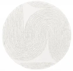 Tappeti rotondi - Jovie Natural Cotton Shaggy (offwhite)
