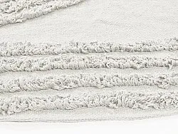 Tappeti rotondi - Jovie Natural Cotton Shaggy (offwhite)