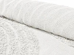 Tappeti rotondi - Jovie Natural Cotton Shaggy (offwhite)