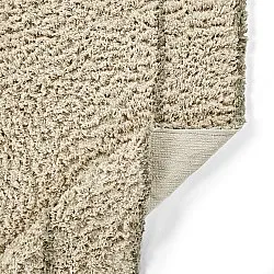 Tappeto A Pelo Lungo - Kairi Natural Cotton Shaggy (beige/tortora)
