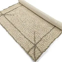 Tappeto A Pelo Lungo - Kairi Natural Cotton Shaggy (beige/tortora)