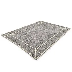 Tappeto A Pelo Lungo - Kairi Natural Cotton Shaggy (grigio/beige)