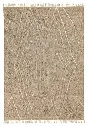 Tappeto A Pelo Lungo - Kindon Natural Cotton Shaggy (beige/bianco)