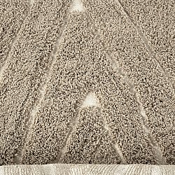 Tappeto A Pelo Lungo - Kindon Natural Cotton Shaggy (beige/bianco)