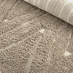 Tappeto A Pelo Lungo - Kindon Natural Cotton Shaggy (beige/bianco)