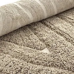 Tappeto A Pelo Lungo - Kindon Natural Cotton Shaggy (beige/bianco)