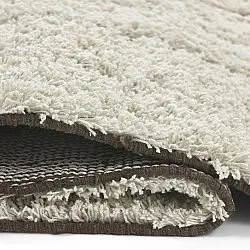 Tappeto A Pelo Lungo - Kindon Natural Cotton Shaggy (bianco sporco/marrone)