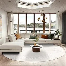 Tappeto rotondo - Kuba (beige)